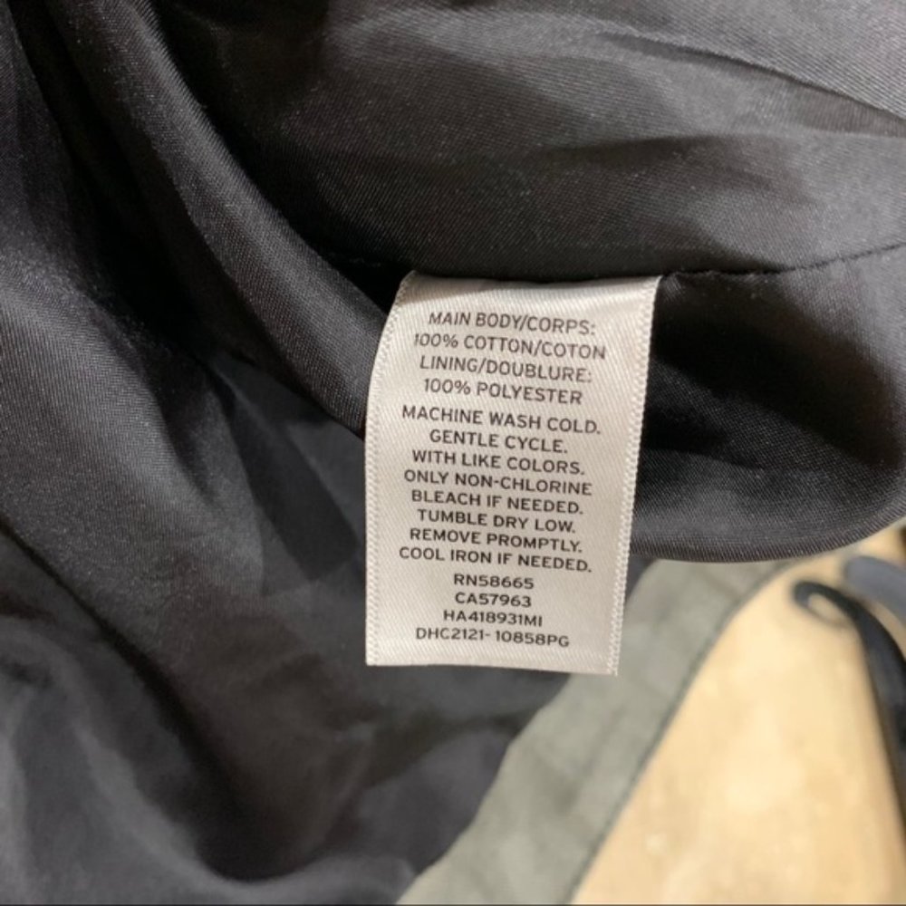 Halogen Drawstring Waist Washed Parka - Picture 8 of 8
